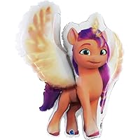 Toyland® 29 Inch Sunny Alicorn Shaped Foil Balloon - My Little Pony Children's Party Decorations