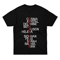 Mens Womens Tshirt Orphan Black - Names (White) Shirts for Men Women Perfect Funny Fathers Day
