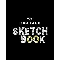 Artist's Sketchbook Hardcover – 200GSM Very Thick Paper – Large, Spiral  Sketch Book for Drawing and Mixed Media – Sketch Pad, Art Book - 11.4  x16.5