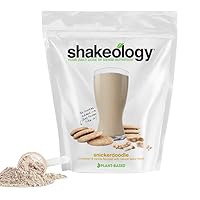 Vegan Protein Powder - Gluten Free, Superfood Protein Shake - Helps Support Healthy Weight Loss, Lean Muscle Support, Gut Health, Manage Effects of Stress, Snickerdoodle - 30 Serving