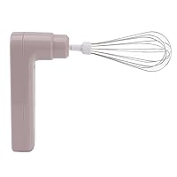 Electric Egg Beater, Efficient Cordless Electric Handheld Whisk Portable Easy To for Kitchen (Purple)