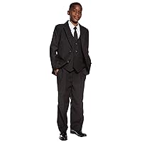 UMISS Boys' Formal 3 Pieces Suit Two Buttons Jacket Pants Vest for Wedding