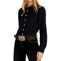 Cinch Western Shirt Womens L/S Arena Fit Button Solid MSW9164108