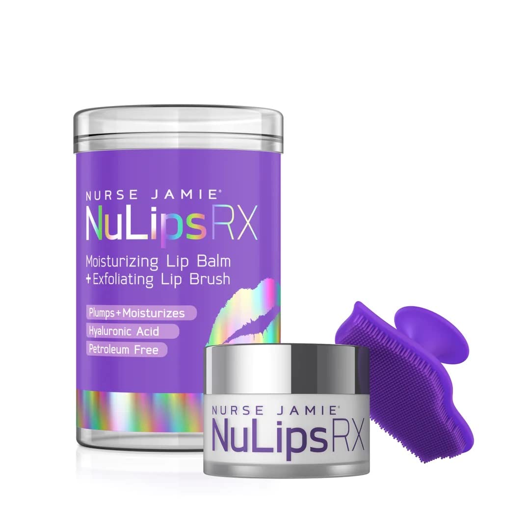 NuLips RX Moisturizing Lip Balm & Exfoliating Lip Brush