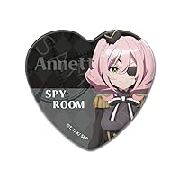 Spy Classroom G Annette Heart Shaped Tin Badge