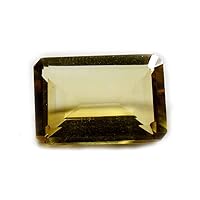 9X7 to 12X10 MM Natural Citrine Calibrated Stone Emerald Cut Wholesale Rate Loose Gemstone
