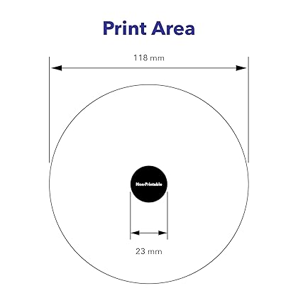 Verbatim DVD-R 4.7GB 16X DataLifePlus White Inkjet Printable, Hub Printable - 100pk Tape Wrap, 0.1 (97016)