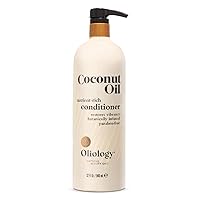 Nutrient Rich Coconut Oil Conditioner - Restores Vibrancy & Softens Hair | Repairs Damaged Dry Weak Hair | Intensely Hydrates | Botanically Infused | Paraben Free (32 fl oz)