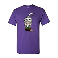Too Cute to Drink Iced Coffee Adult DT T-Shirts Tee