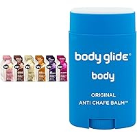 Energy Original Sports Nutrition Energy Gel, 24-Count, Assorted Flavors & Body Glide Original Anti Chafe Balm | No Chafing Stick