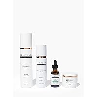 DRMTLGY Hydration Superstars Kit: Needle-less Serum, Peptide Night Cream, Tinted Moisturizer & Essential Facial Cleanser