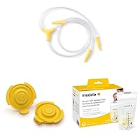 Medela Pump in Style Maxflow Breast Pump Replacement Parts Bundle | Includes Tubing, Storage Bags, and Membranes
