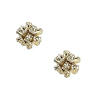 Kate Spade Pave Bourgeois Bow Earrings, Golden