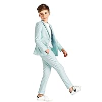 Boys' Notch Lapel Suit Two Pieces for Wedding Holiday Formal Dresswear