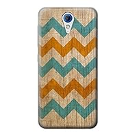 R3033 Vintage Wood Chevron Graphic Printed Case Cover for HTC Desire 620