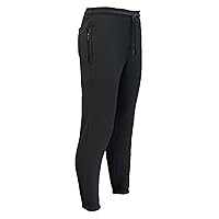 JUST LOOK Mens Fleece Jogger Bottoms Track Pants Trousers Casual Jogging Joggers with Zip Pockets