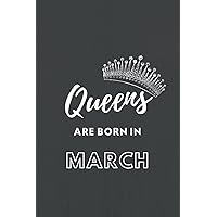 Queens are born in March: Pisces Aries Journal (Queens and Kings Notebooks - Black Distressed) Queens are born in March: Pisces Aries Journal (Queens and Kings Notebooks - Black Distressed) Paperback
