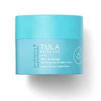 TULA Skin Care 24-7 Hydrating Day & Night Cream - Anti-Aging Moisturizer for Face, Contains Watermelon & Blueberry Extract, 1.5 oz.