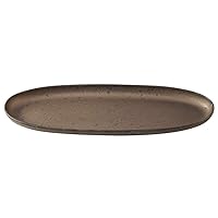 Bronze Oval Slim Dish, 12.5 x 4.6 x 0.7 inches (31.8 x 11.8 x 1.9 cm), 12.0 oz (352 g), Oval Dish, Restaurant, Western, Commercial Use