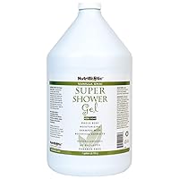 NutriBiotic – Vanilla Chai Super Shower Gel, 1 Gallon (128 Fl Oz) | Whole Body Shampoo with GSE & Botanical Extracts | pH Balanced , Non-Soap & Free of Gluten, Parabens, Sulfates, Dyes & Colorings