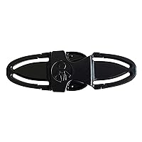 Car Seat Chest Harness Clip Car Seat Safety Belt Clip Buckle Lock Stroller Chest Clip Universal Adjustable Guard for Baby and Kids Trend (Black)