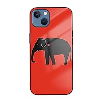Elephant Silhouette The Mobile Phone Case is Compatible with iPhone 13 13 Mini and iPhone 13 5g, TPU Shockproof Protective Cover, Suitable for iPhone 13/12/Xr/11/7/8 Ip13 Mini-5.4in