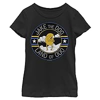 Adventure Time Men's Little, Big Girls Jake The Dog T-Shirt