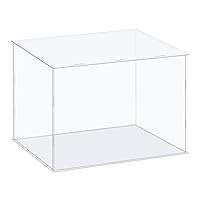 MECCANIXITY Acrylic Display Case Box Clear Dustproof Protection Showcase 14.1x10x10 Inch for Collectibles Display