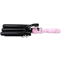 Aria Beauty The Waver - Hair Waver Tool for Beachy Boho and 90’s Hollywood Glam Waves - Suitable for All Hair Types - Pink Marble - 1 pc