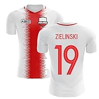 2022-2023 Poland Home Concept Football Soccer T-Shirt Jersey (Piotr Zielinski 19) - Kids