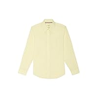 Boys' Expandable Collar Button Down Dress Shirt with Long Sleeves (Standard & Husky)