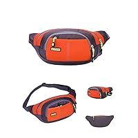 Waterproof Nylon Outdoor Travel Running Climbing Waist Bag Fanny Pack (orange)
