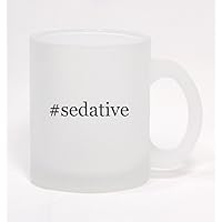 #sedative - Hashtag Frosted Glass Coffee Mug 10oz