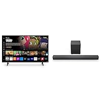 VIZIO 32-inch D-Series Full HD 1080p Smart TV with Apple AirPlay and Chromecast Built-in & M-Series 2.1 Sound Bar with Dolby Atmos and DTS:X, Wireless Subwoofer, M215a-J6 (HDMI)-Black