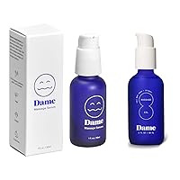 Dame Products Arousal Serum for Women+Body Oils Massaging Warmer-Organic Vegan pH Balanced, Lickable Edible with Earthy Scent,pH Balanced Soothing Warming Touch Pleasure Feeling, Aloe Vera