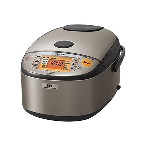 NP-HCC18XH Induction Heating System Rice Cooker and Warmer, 1.8 L, Stainless Dark Gray