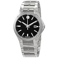 Movado SE Men's Automatic Black Dial Watch 0607551, Bracelet
