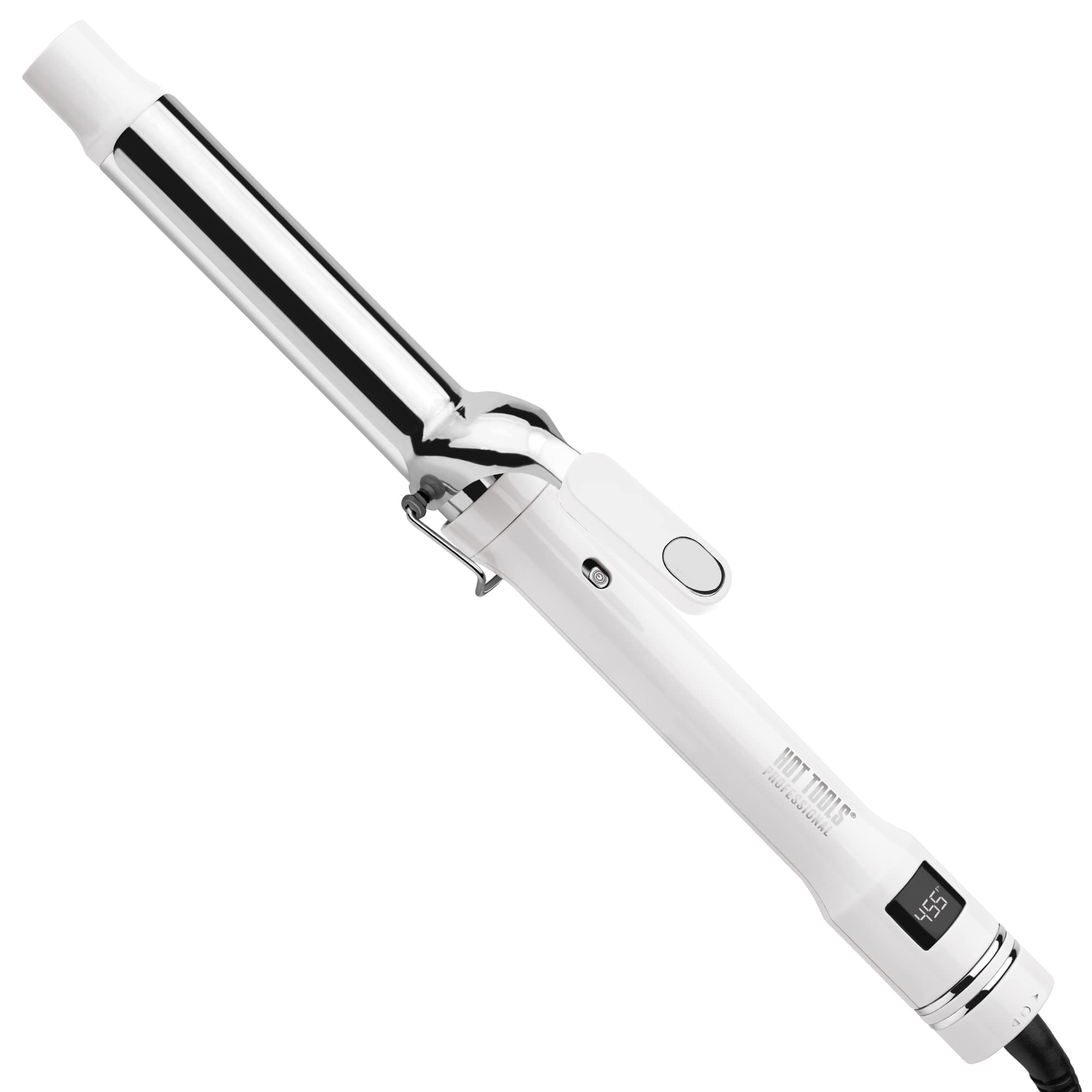 HOT TOOLS Pro Artist White Gold Digital Curling Iron, 1 inch