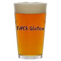 F#Ck Gluten - Beer 16oz Pint Glass Cup