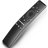 Voice Remote Control Replacement for Samsung Smart TV Remote, for Samsung LED QLED 4K 8K Crystal UHD HDR Curved Smart TV with Netflix, Prime Video, Samsung Plus Button