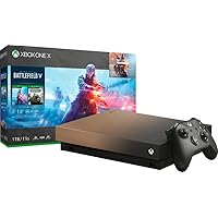 Xbox One X 1TB Console Gold Rush Special Edition Battlefield V Bundle (Renewed) [Video Game]