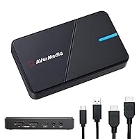 AVerMedia HDMI Capture Card - Gaming, Video Streaming, 4K Capture Card for PS5, Xbox Series X/S, Xbox One, PS4, Nintendo Switch, Windows 11 / Mac Os12, HDR & VRR Support - GC551G2 Live Gamer Extreme 3