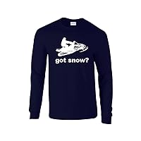 Got Snow? Funny Snowmobile Snowboard Skiing Cold Weather Winter Sports Unisex Long Sleeve T-Shirt