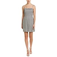 cupcakes and cashmere Women's Eddie Gingham Dress with Shoulder Ties