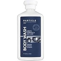 Particle Mens Body Wash - Hydrating Shower Gel that Cleanses, Refreshes, Deodorizes & Moisturizing (13.52 Oz) - Refreshing Body Wash for Men - Long Lasting Body Wash for All Skin Types & All Ages