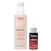 Tara - Nurture Hair Care Leave-In Conditioner - Radiance Vitamin C Complex Face Serum- Clean Formulas - Free of Sulfates, Parabens, Mineral Oil - Cruelty Free