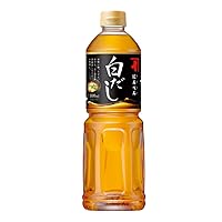 [NINBEN] Shiro Dashi Authentic Japanese Seasoning | Light Colored Seasoning Soy Sauce | No Preservatives, No High Fructose Corn Syrup | Japanese Dried Bonito, Hokkaido Kelp | Product Of Japan (33.82 Fl oz/ 1000ml)