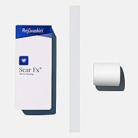 Rejuvaskin Scar Fx Silicone Sheeting - 1 Inch x 12 Inches Silicone Scar Tape for Long Surgical Scars - Silicone Tape for Soften, Flatten, Reduce and Recover Scars - Physician Recommended- 1 Sheet