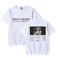 Riley Green Shirt 2024 Ain't My Last Rodeo Tour T-Shirt Women Men Summer Crewneck Short Sleeve Tee Singer Tour Merch