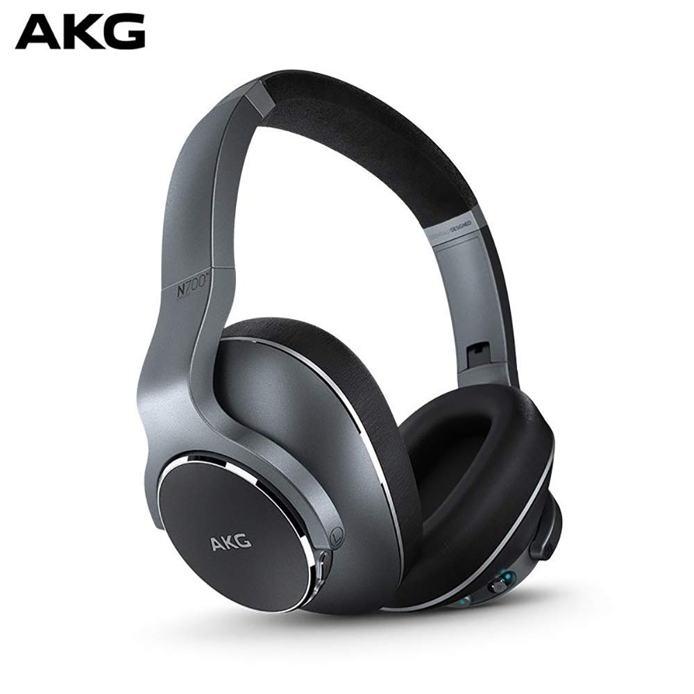 AKG N700NC Wireless Noise Cancelling Over-ear Headphones -Serial Silver - Renewed